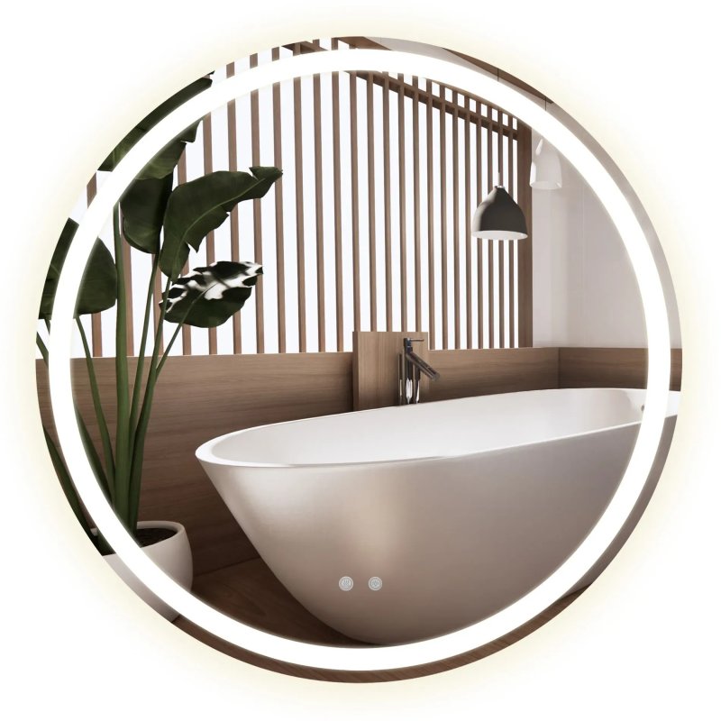 Bathroom LED Mirror REA BAS 60cm