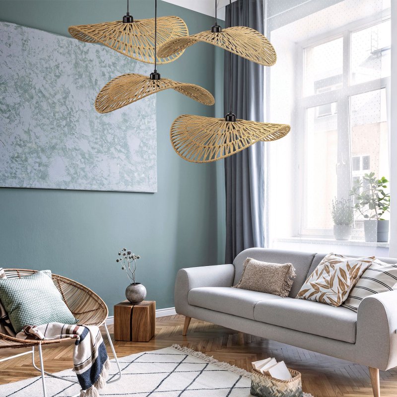 CEILING LAMP CHANDELIER TOOLIGHT BOHO APP1738-1CP 80CM