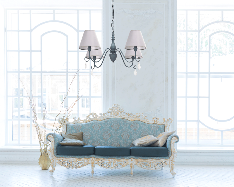 Pendant Lamp TOOLIGHT APP991-4CP Cristal 4-light points E14 80x80x36-100cm