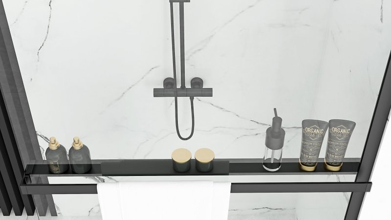 Bathroom hanger EVO BLACK