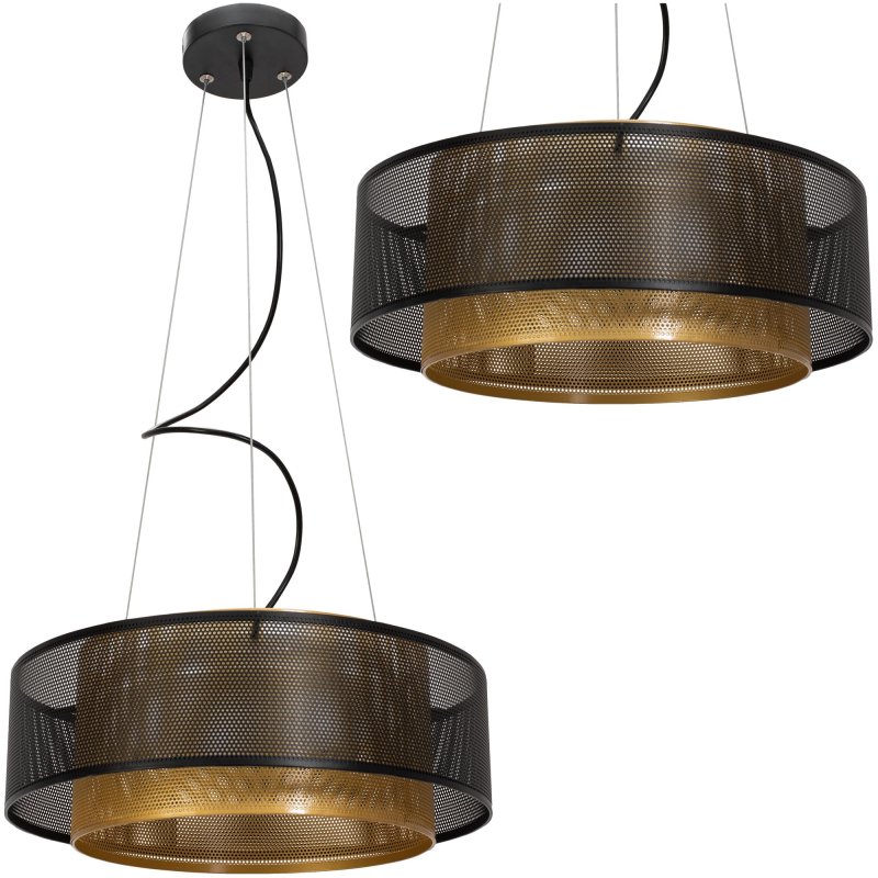 Pendant LED Lamp TOOLIGHT APP1000-CP Mesh 1-light point 24W 40x40x15-105cm