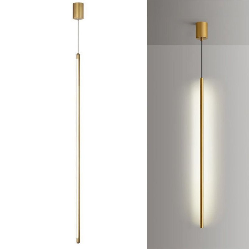 Pendant LED Lamp TOOLIGHT APP1414-C Gold 100cm