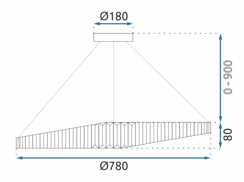 Pendant LED Lamp TOOLIGHT APP1202-CP