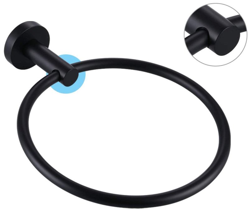 Bathroom hanger REA Black MIST 05
