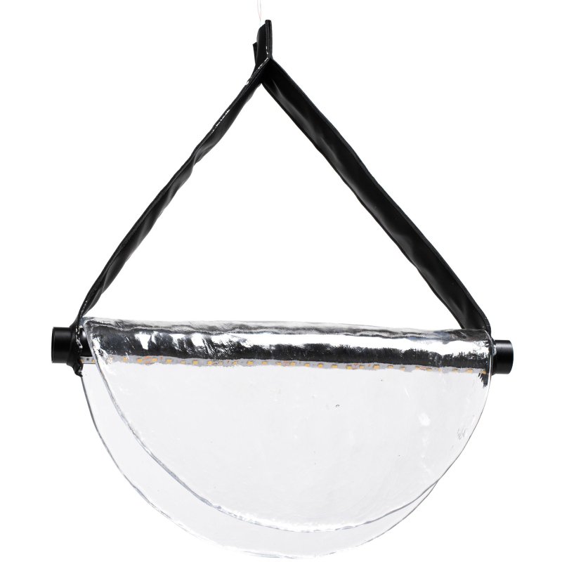 Pendant LED Lamp TOOLIGHT APP1075-CP Black Transparent
