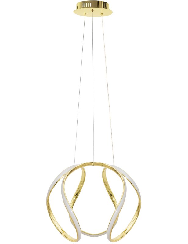 Pendant LED Lamp TOOLIGHT APP386 Modern Metal Gold + remote control