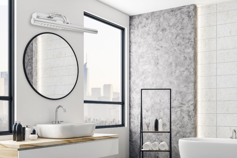 Bathroom Wall LED Light TOOLIGHT APP364-1W Chrome 5W 40cm
