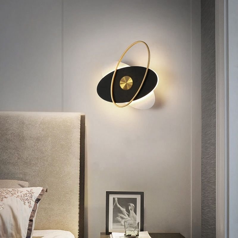 Wall LED Light Toolight APP1432-CW Black / Gold