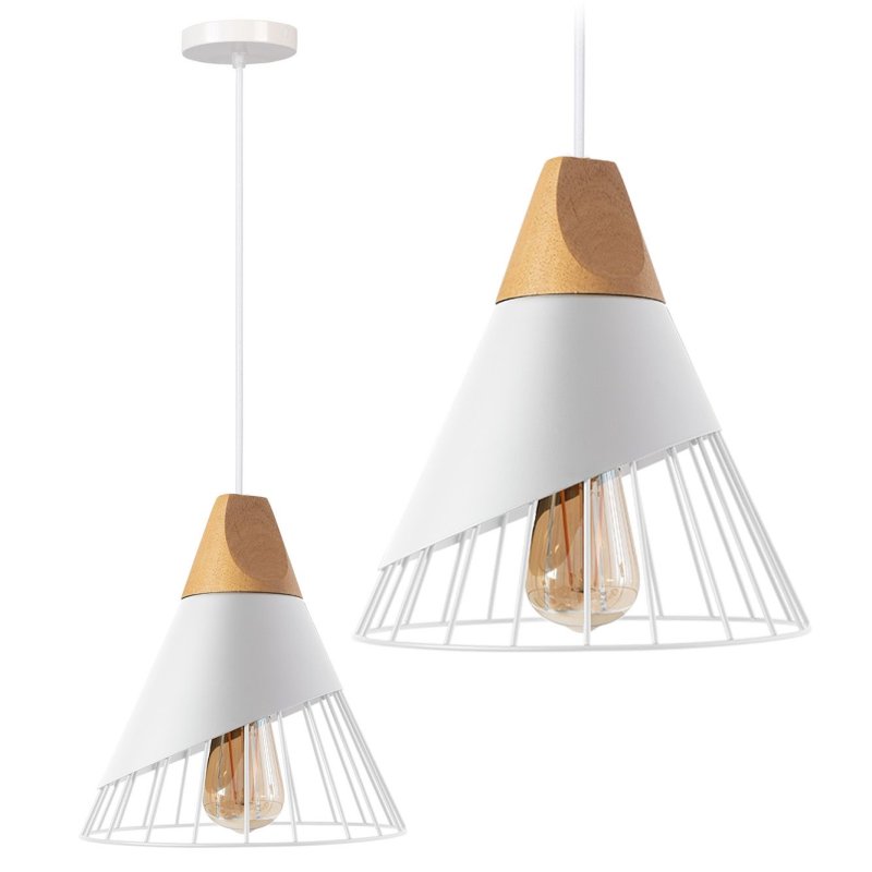 Pendant Lamp TOOLIGHT APP226-1CP Scandinave Metal 1-light point E27 25x25x28-118cm