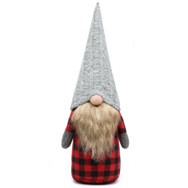 CHRISTMAS GNOME SET TUTUMI YX055 RED GREY