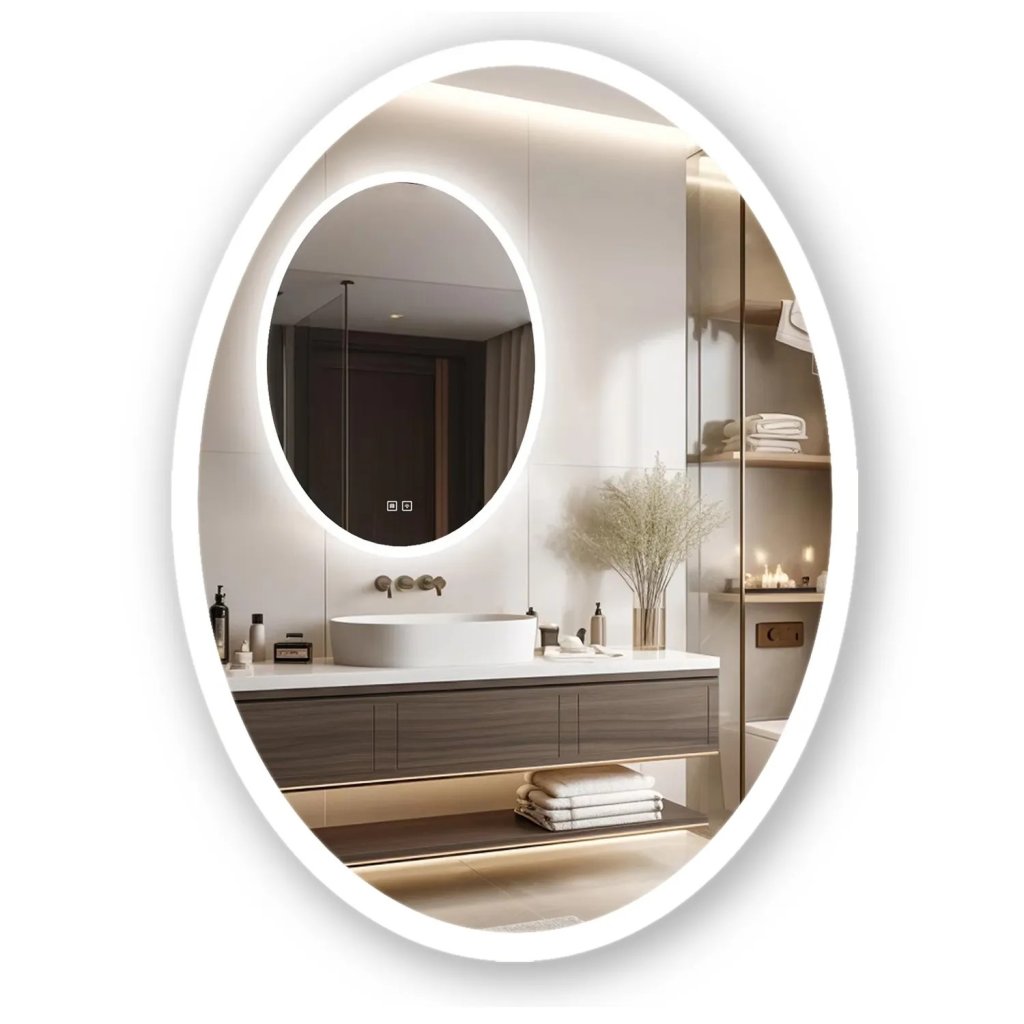 Bathroom Oval Mirrors Image