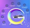 UK Technology G Lamp Wireless Charger, Night Lights Bluetooth Speaker Light, Wireless Charger Lamp, Alarm Clock Night Light for Bedroom, App Controlled, Birthday Gifts Gadgets For Teenage Girls Boys