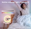 UK Technology G Lamp Wireless Charger, Night Lights Bluetooth Speaker Light, Wireless Charger Lamp, Alarm Clock Night Light for Bedroom, App Controlled, Birthday Gifts Gadgets For Teenage Girls Boys